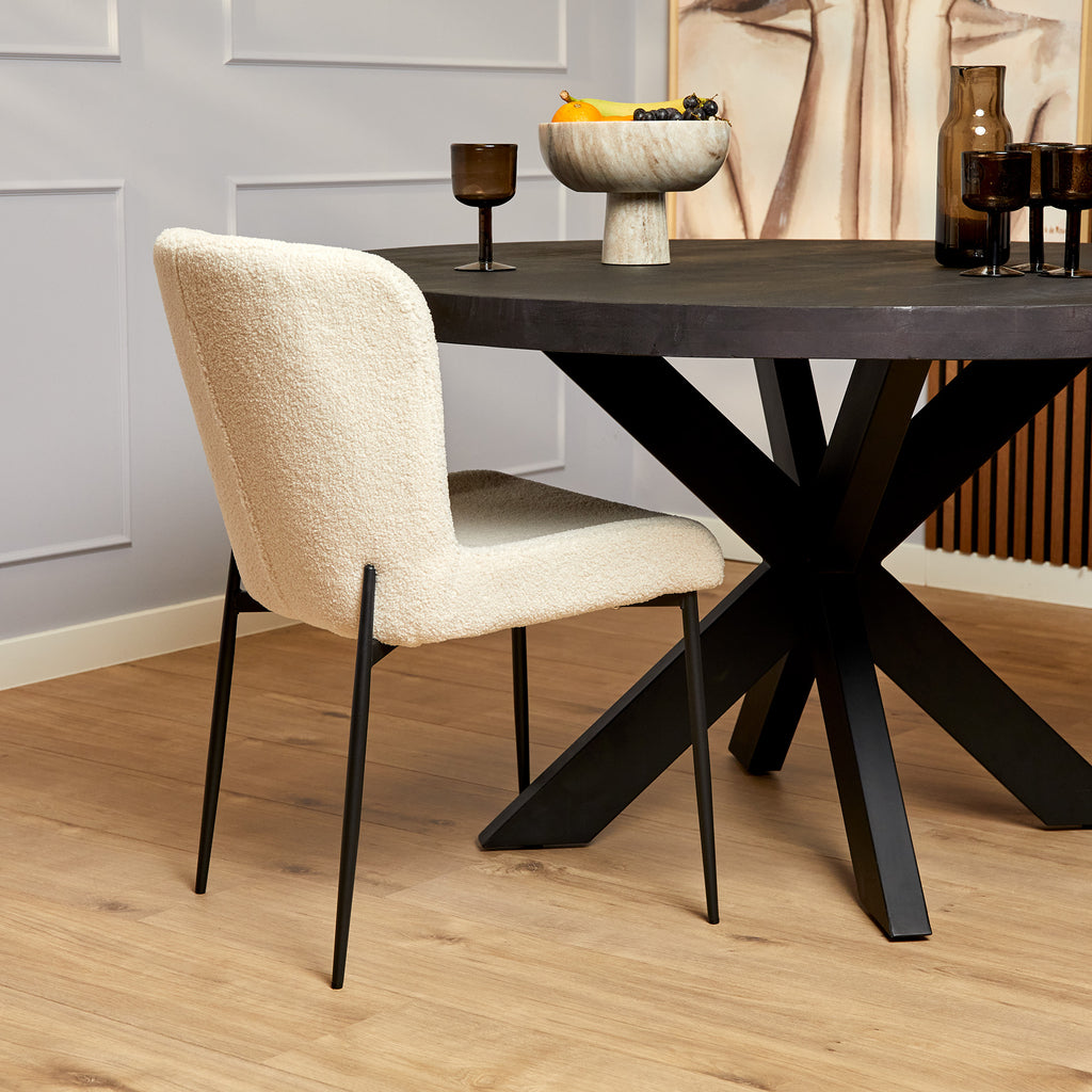 Esszimmerstuhl Tess | Cremefarben