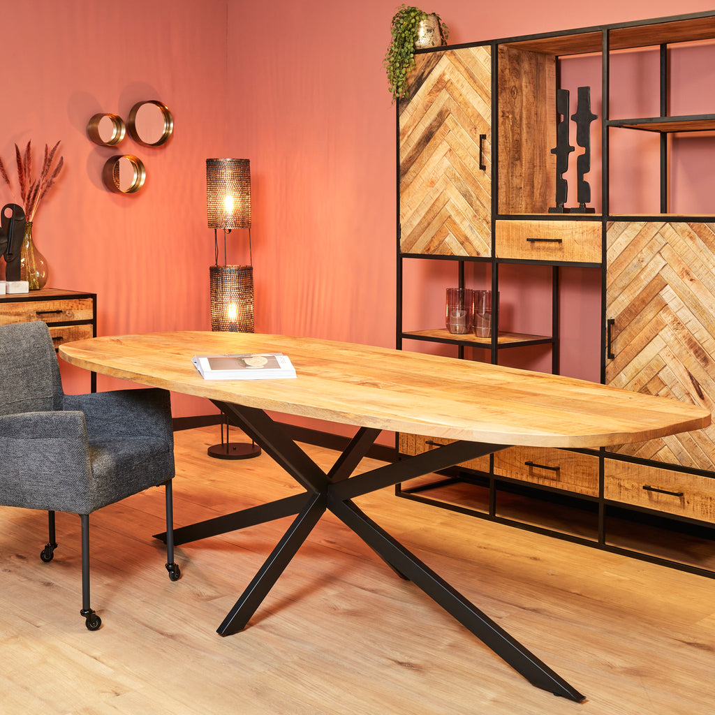 Esstisch Elegance | Dänisches Oval | 240x110 cm