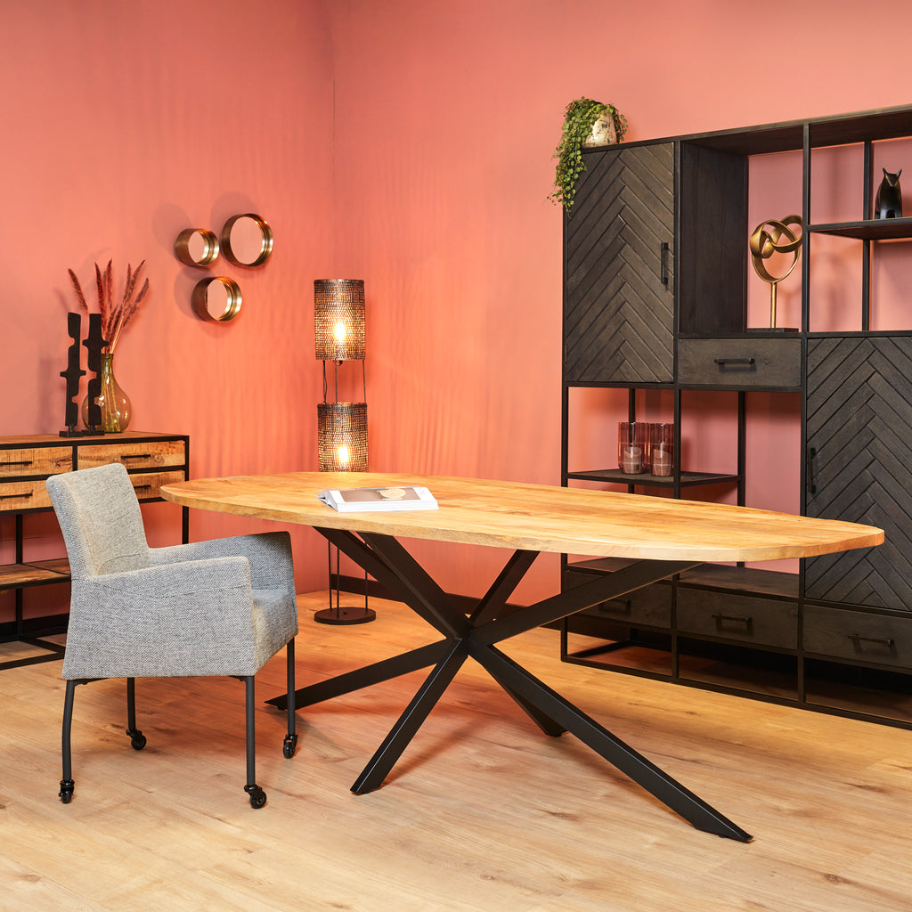 Esstisch Elegance | Dänisches Oval | 240x110 cm