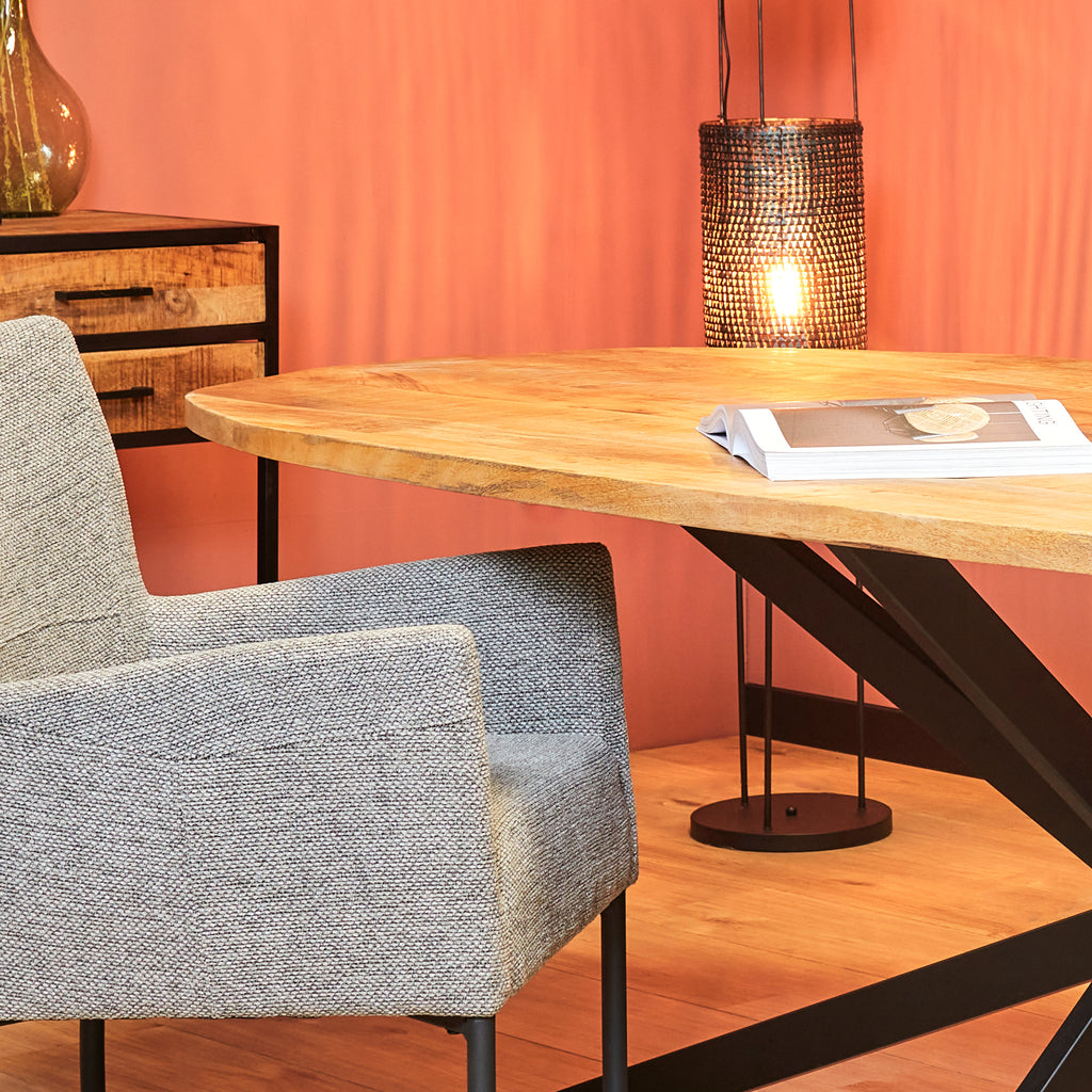 Esstisch Elegance | Dänisches Oval | 240x110 cm