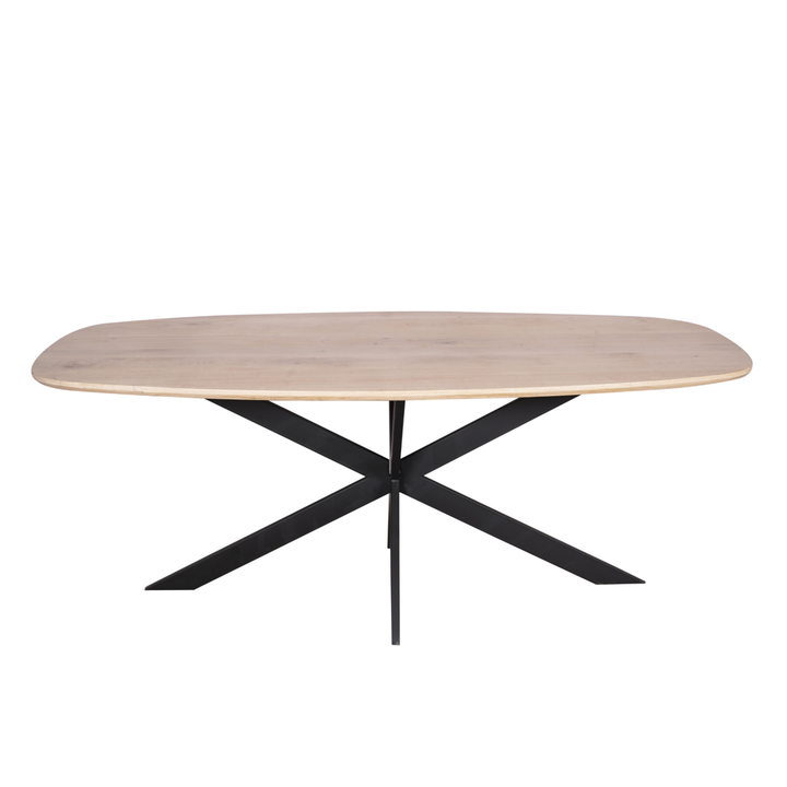 Eiken eettafel Ferris | Deens Ovaal 200 cm | Naturel
