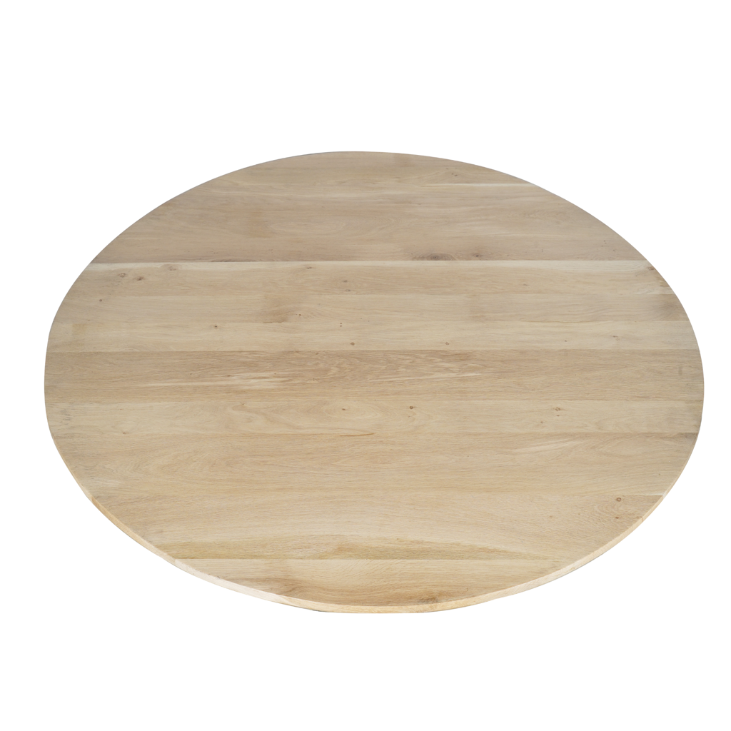 Eiken eettafel Ferris | Rond 150 cm | Naturel