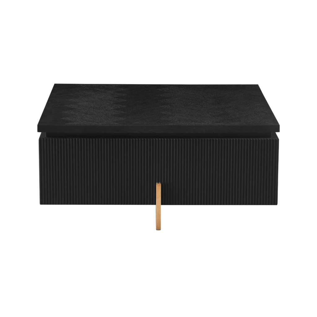 FOSTER CT SCHWARZ FISCHGRÄTMUSTER 100X100X45 GOLD