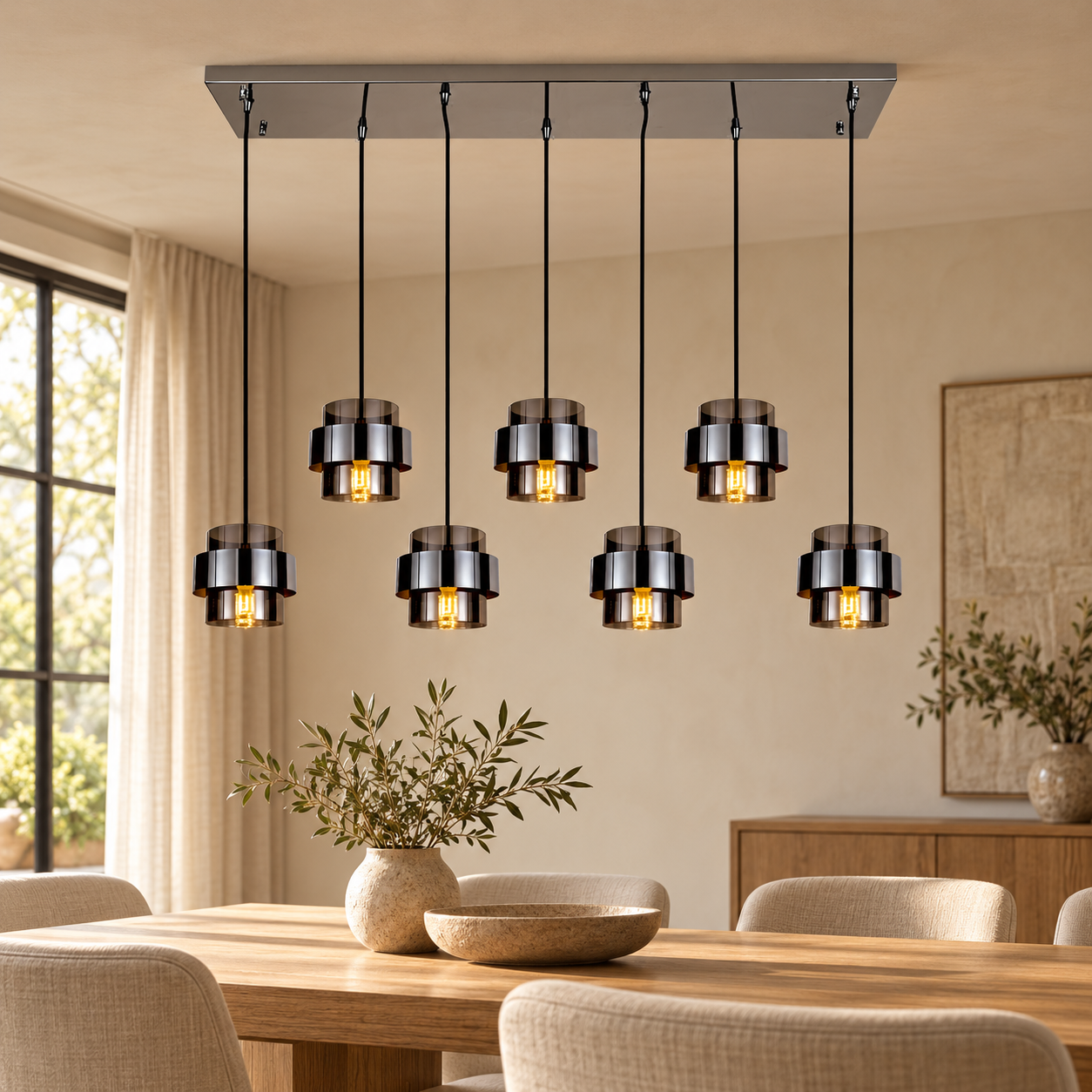 Plafondlamp Freya | GreatHome – AI-sfeerimpressie