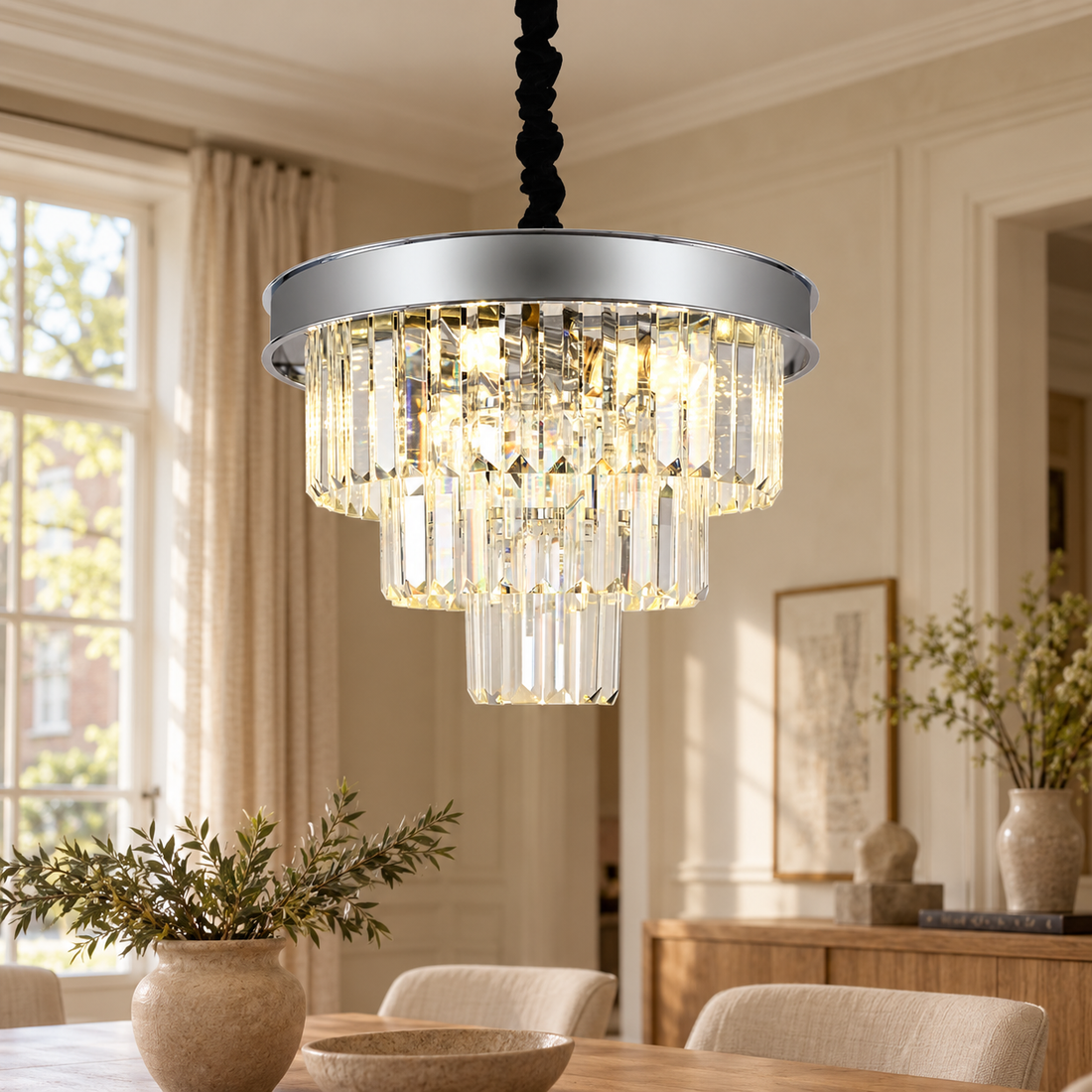 Plafondlamp Galina | GreatHome – AI-sfeerimpressie