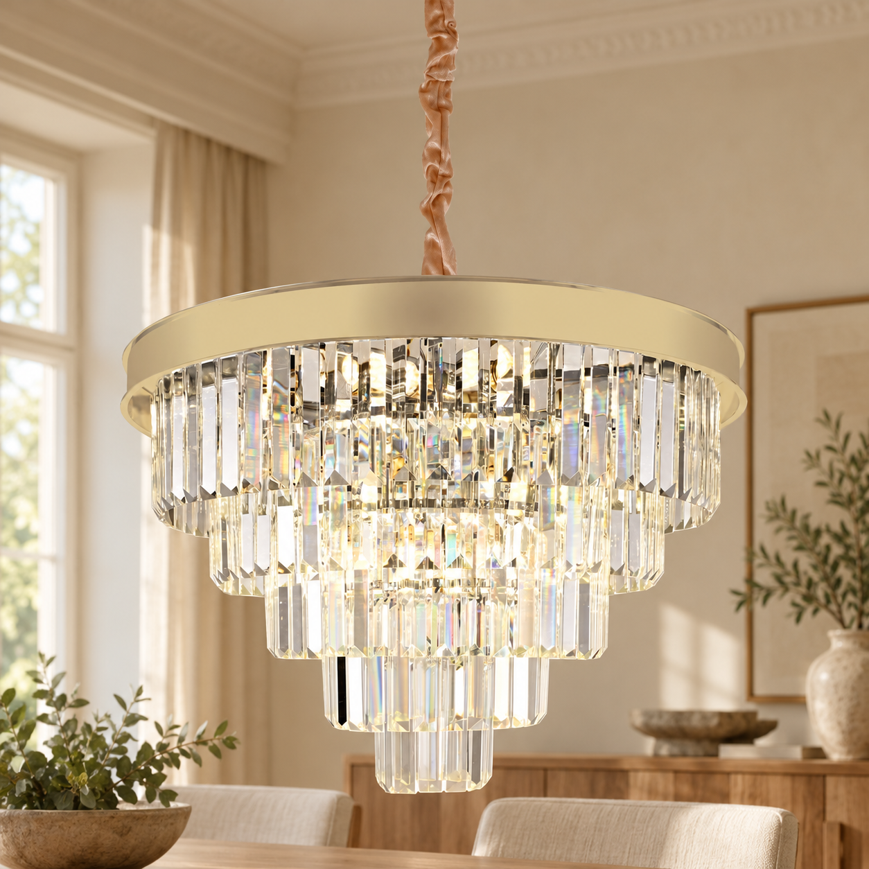 Plafondlamp Imara | GreatHome – AI-sfeerimpressie