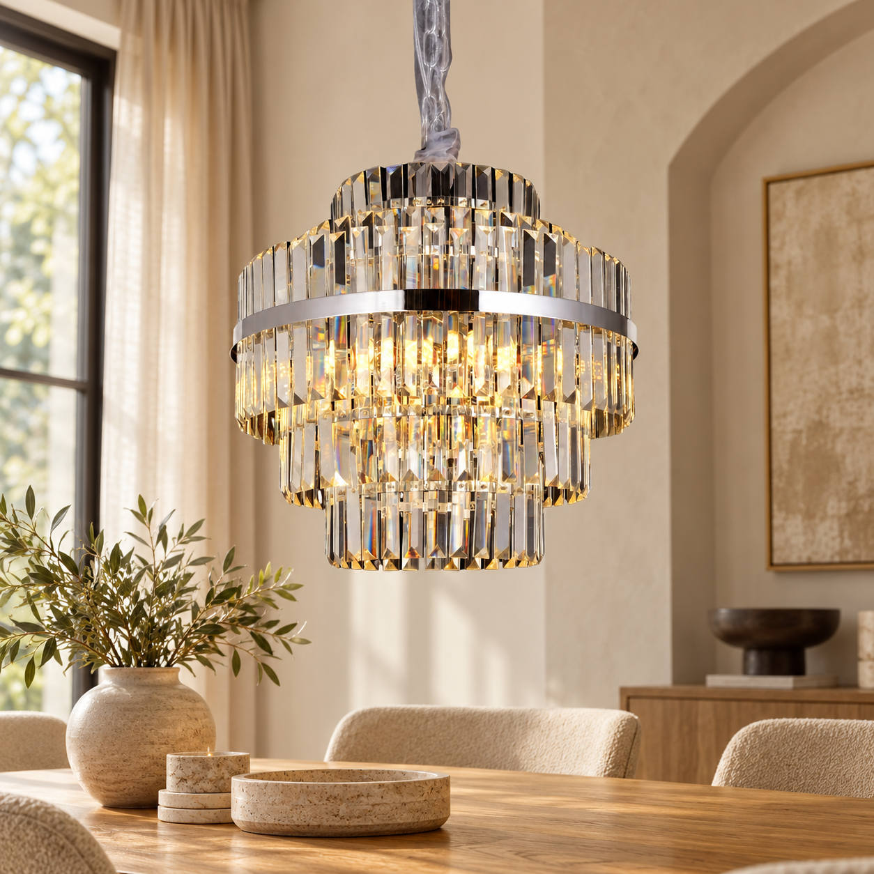 Plafondlamp Piera – AI-sfeerimpressie