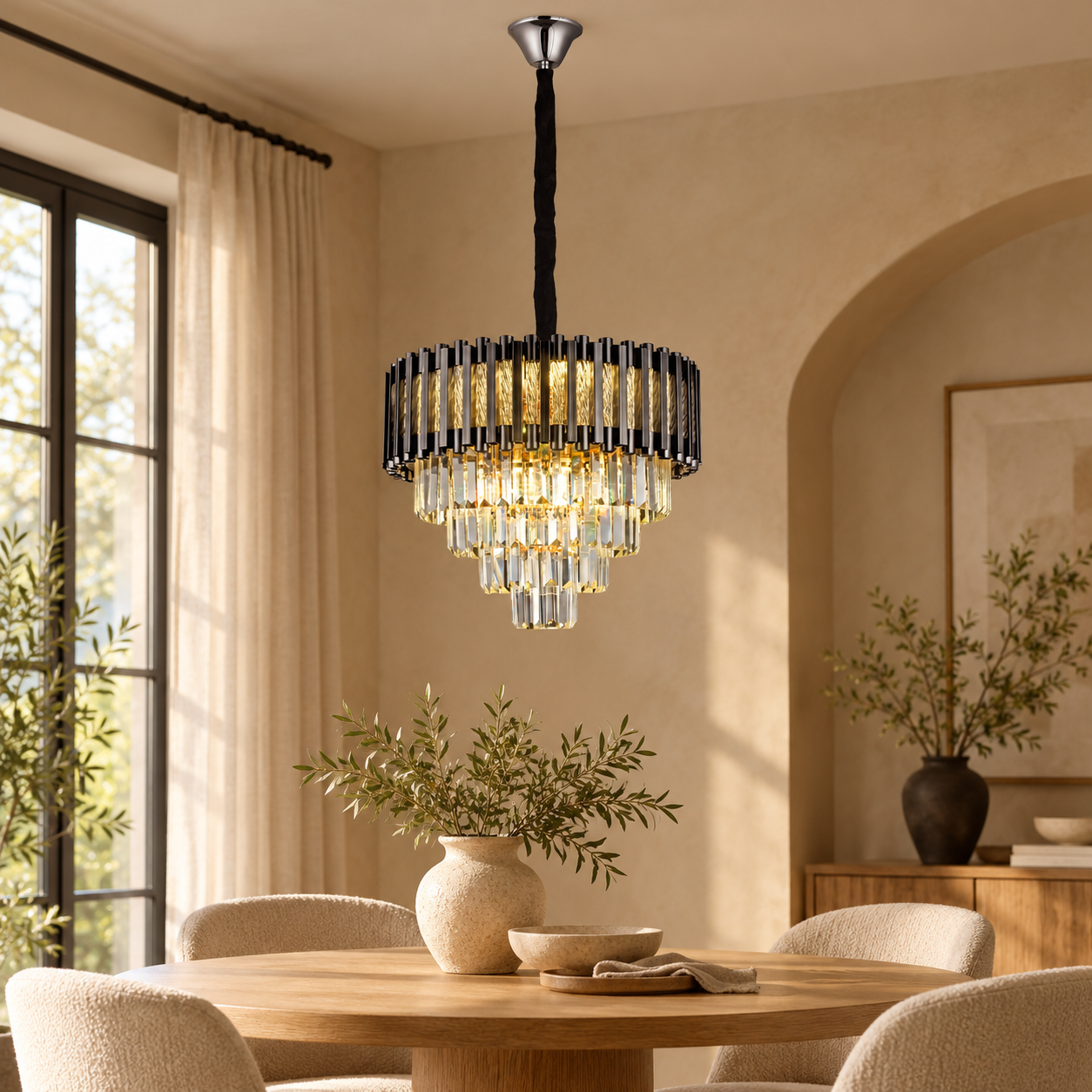 Plafondlamp Lorena – AI-sfeerimpressie
