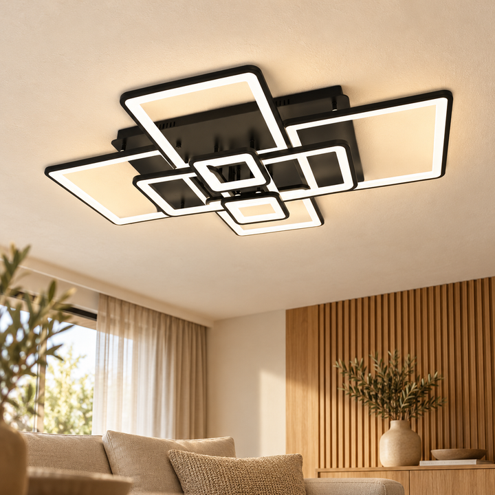 Plafondlamp Ravena – AI-sfeerimpressie