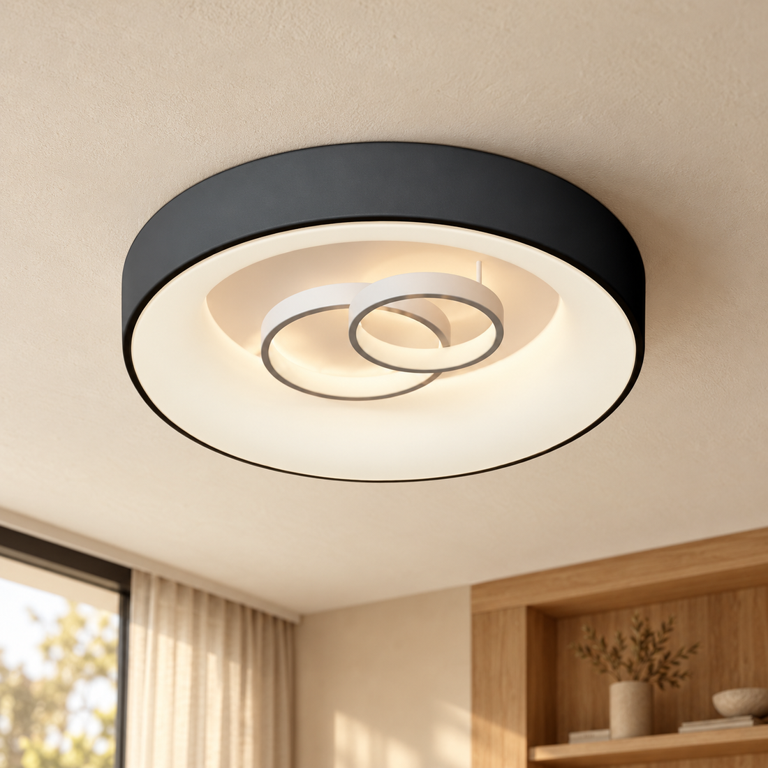 Plafondlamp Tara – AI-sfeerimpressie