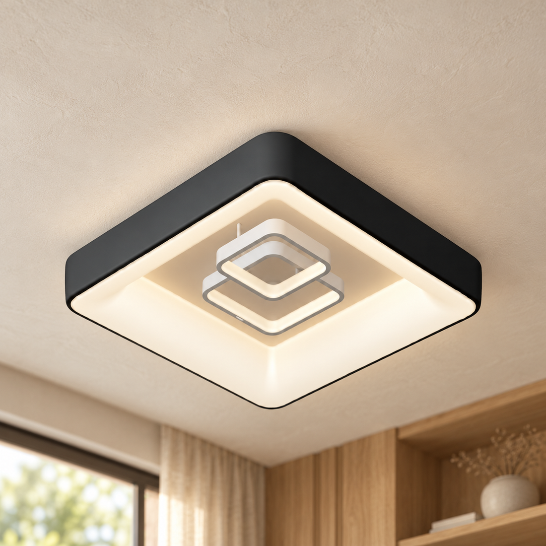 Plafondlamp Anella – AI-sfeerimpressie