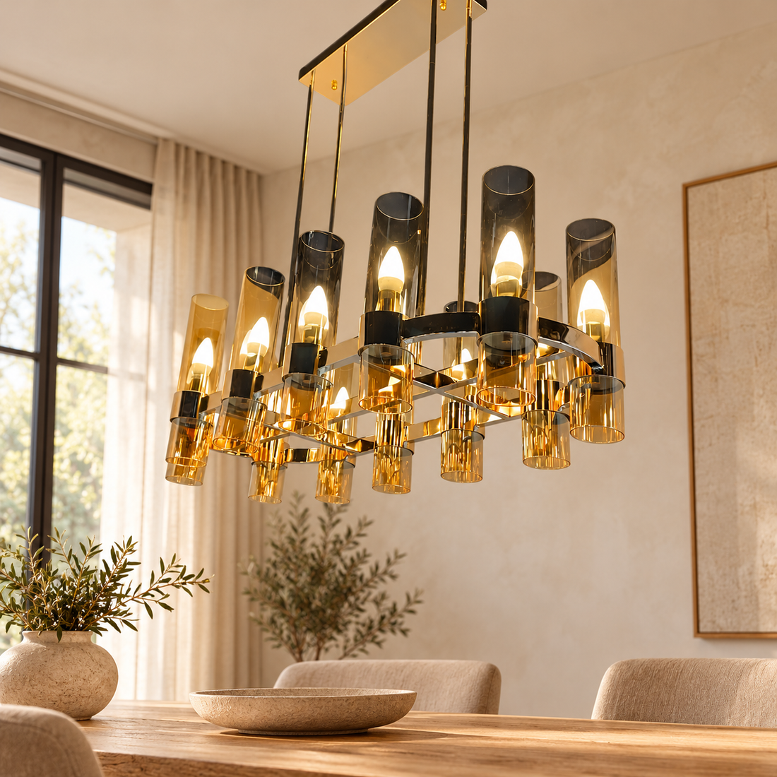 Plafondlamp Darina – AI-sfeerimpressie