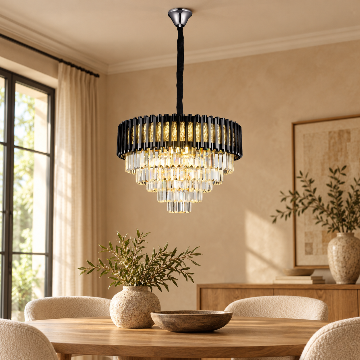 Plafondlamp Mirella – AI-sfeerimpressie