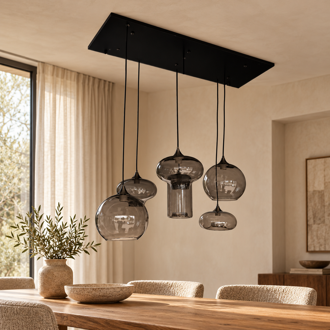 Plafondlamp Greta – AI-sfeerimpressie