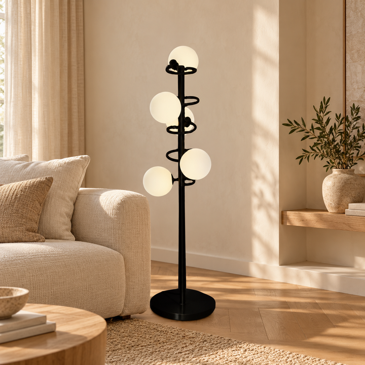 Vloerlamp Briella – AI-sfeerimpressie