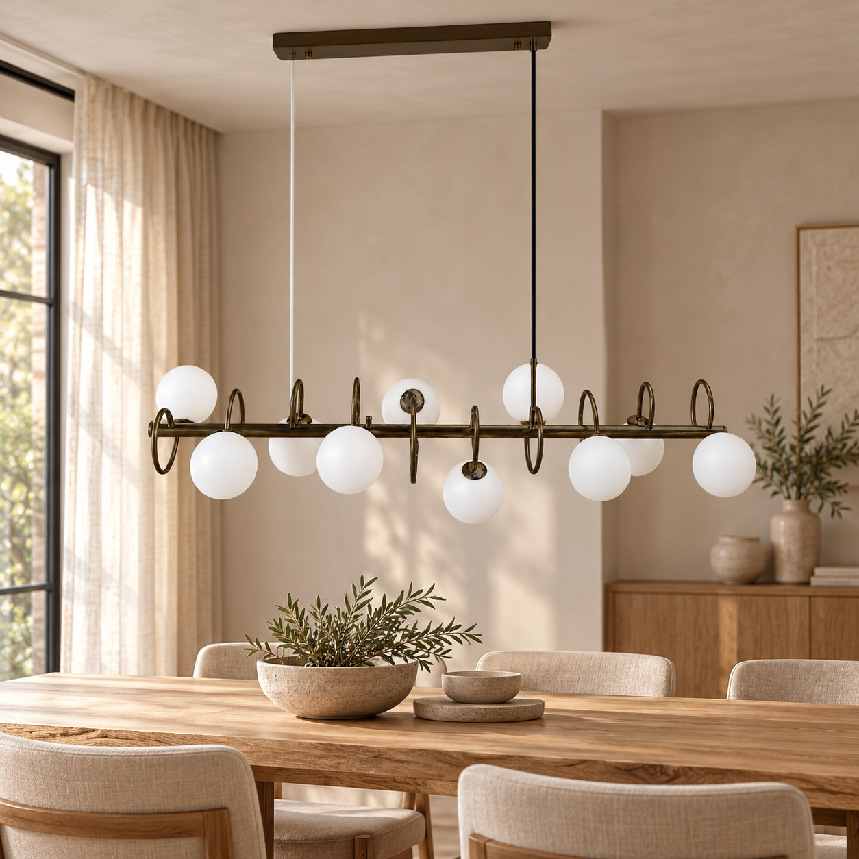Lamp Dalia – AI-sfeerimpressie