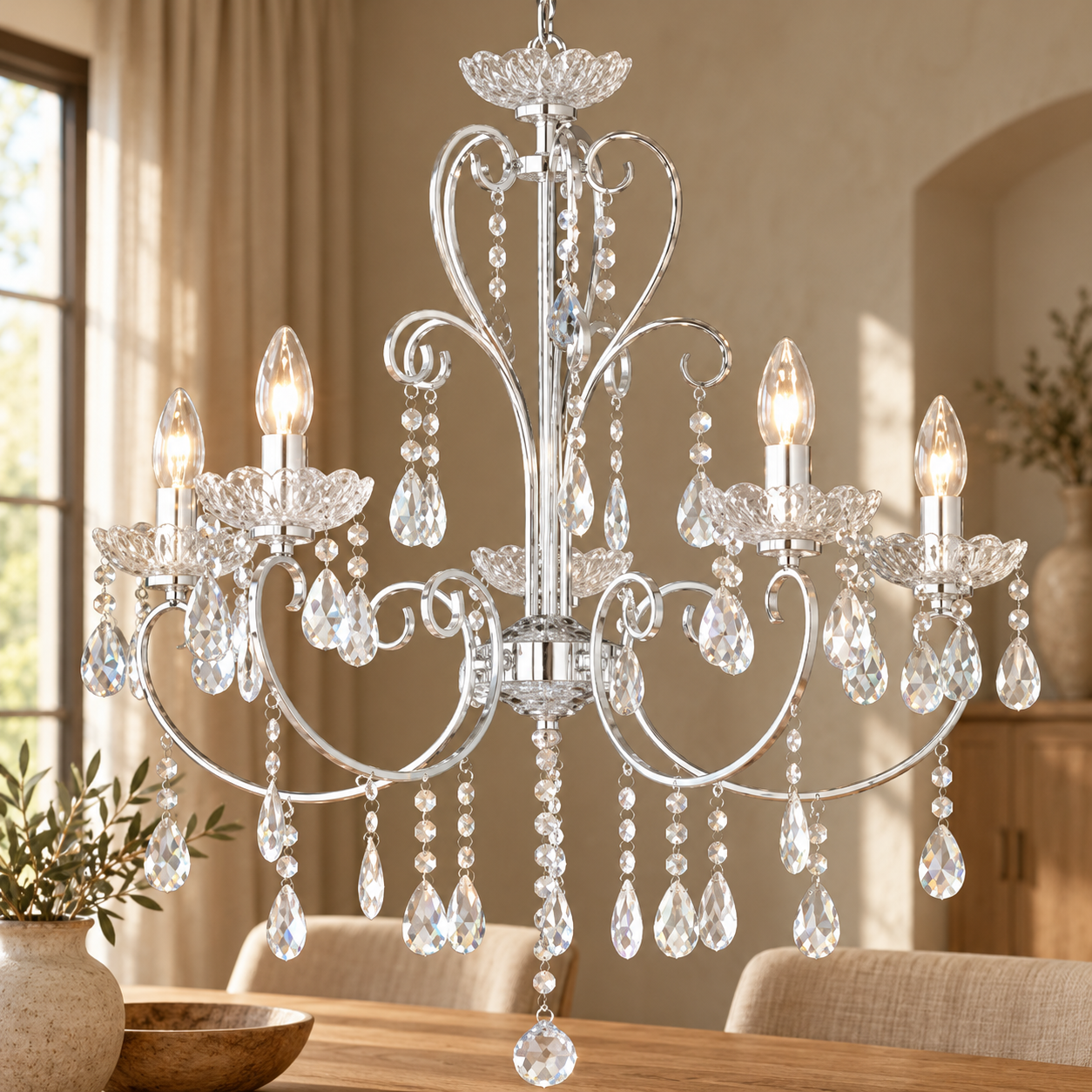 Plafondlamp Isola – AI-sfeerimpressie
