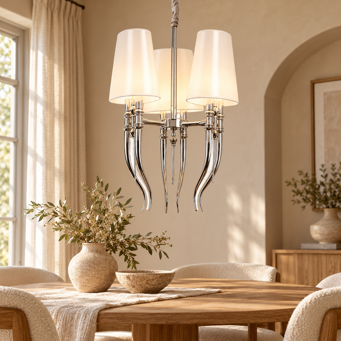 Plafondlamp Valeria – AI-sfeerimpressie