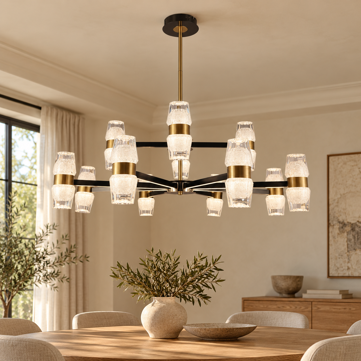 Plafondlamp Kiara | GreatHome – AI-sfeerimpressie