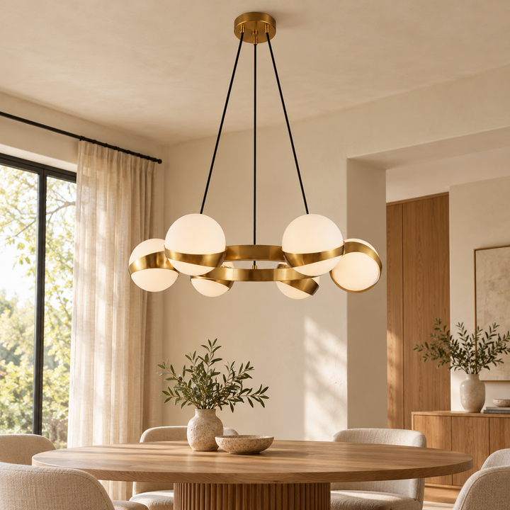 Plafondlamp Nola | GreatHome – AI-sfeerimpressie