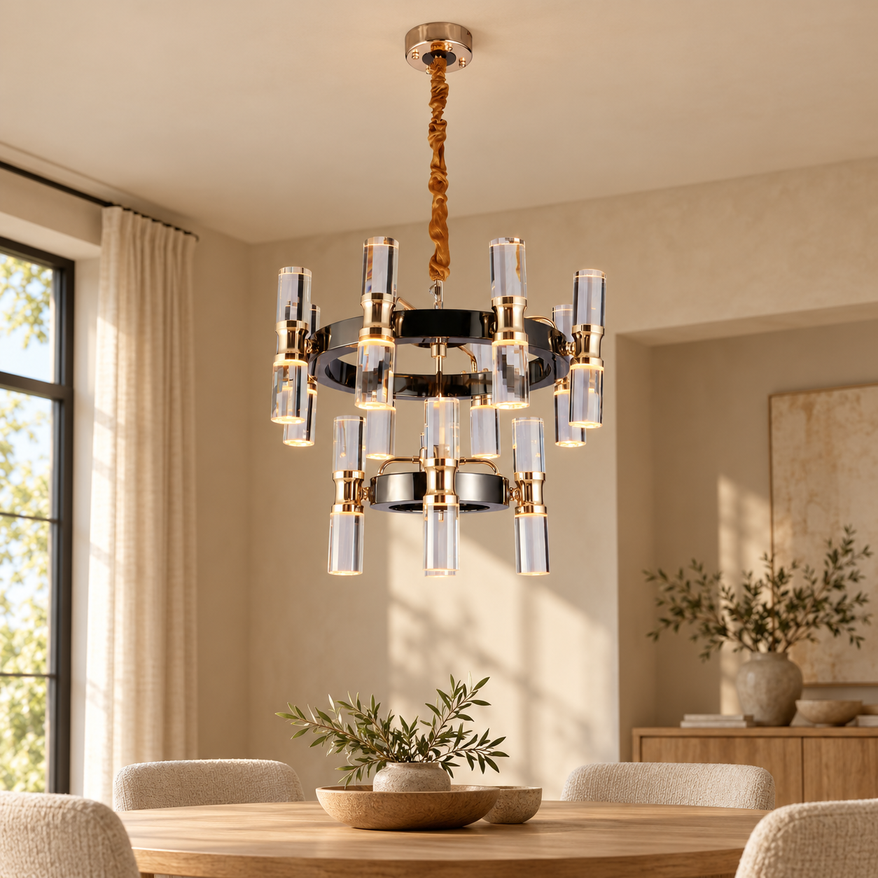 Plafondlamp Dania | GreatHome – AI-sfeerimpressie