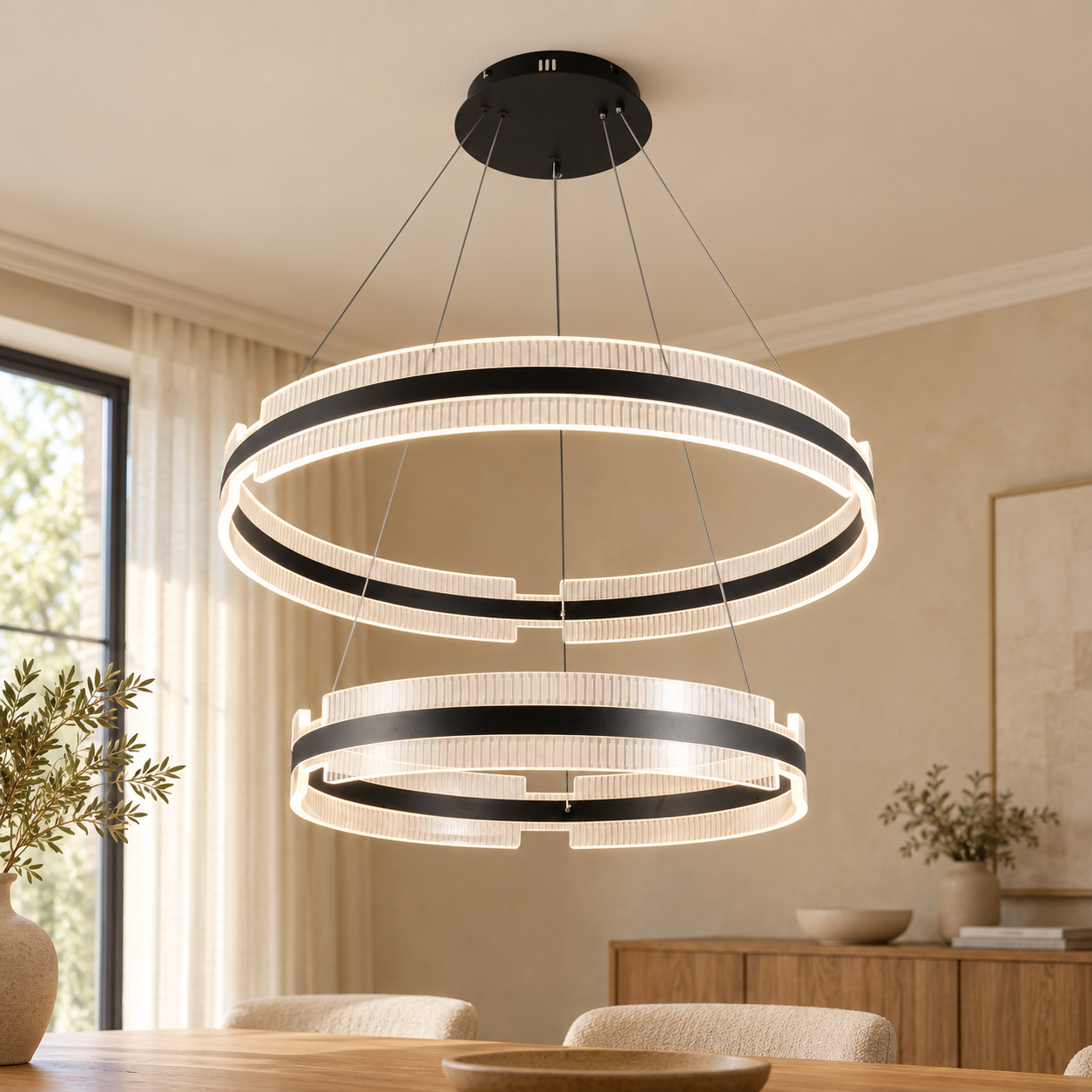 Plafondlamp Grazia | GreatHome – AI-sfeerimpressie
