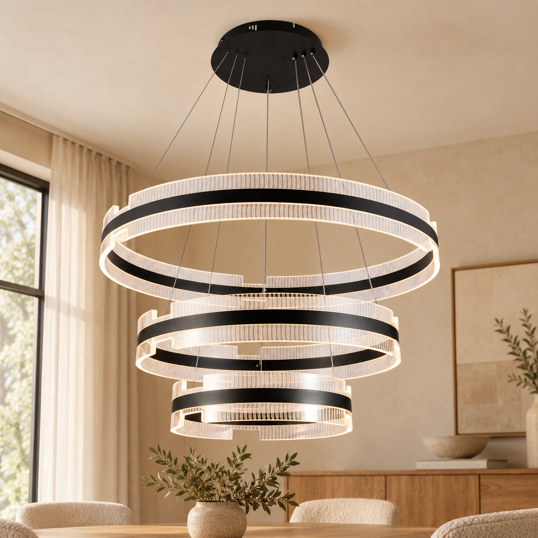 Plafondlamp Idalia | GreatHome – AI-sfeerimpressie
