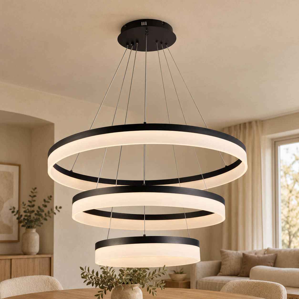 Plafondlamp Katia | GreatHome – AI-sfeerimpressie