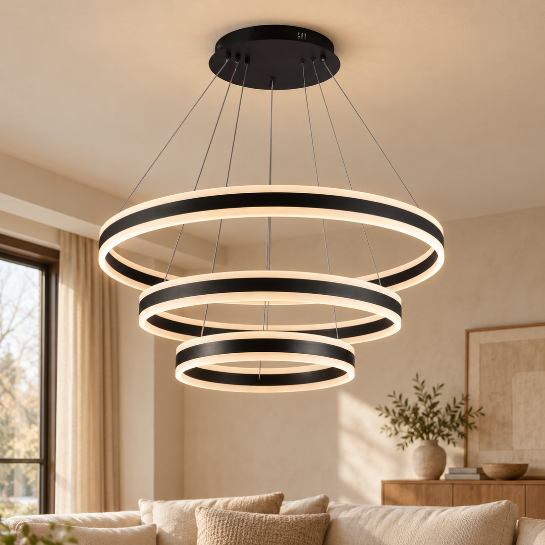Plafondlamp Ophelia | GreatHome – AI-sfeerimpressie