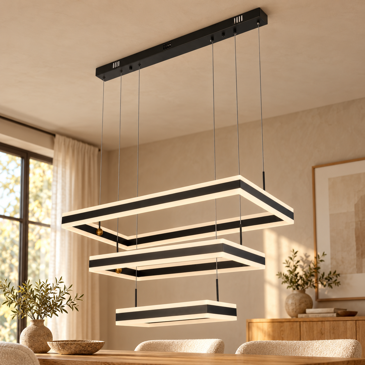 Plafondlamp Tamara | GreatHome – AI-sfeerimpressie