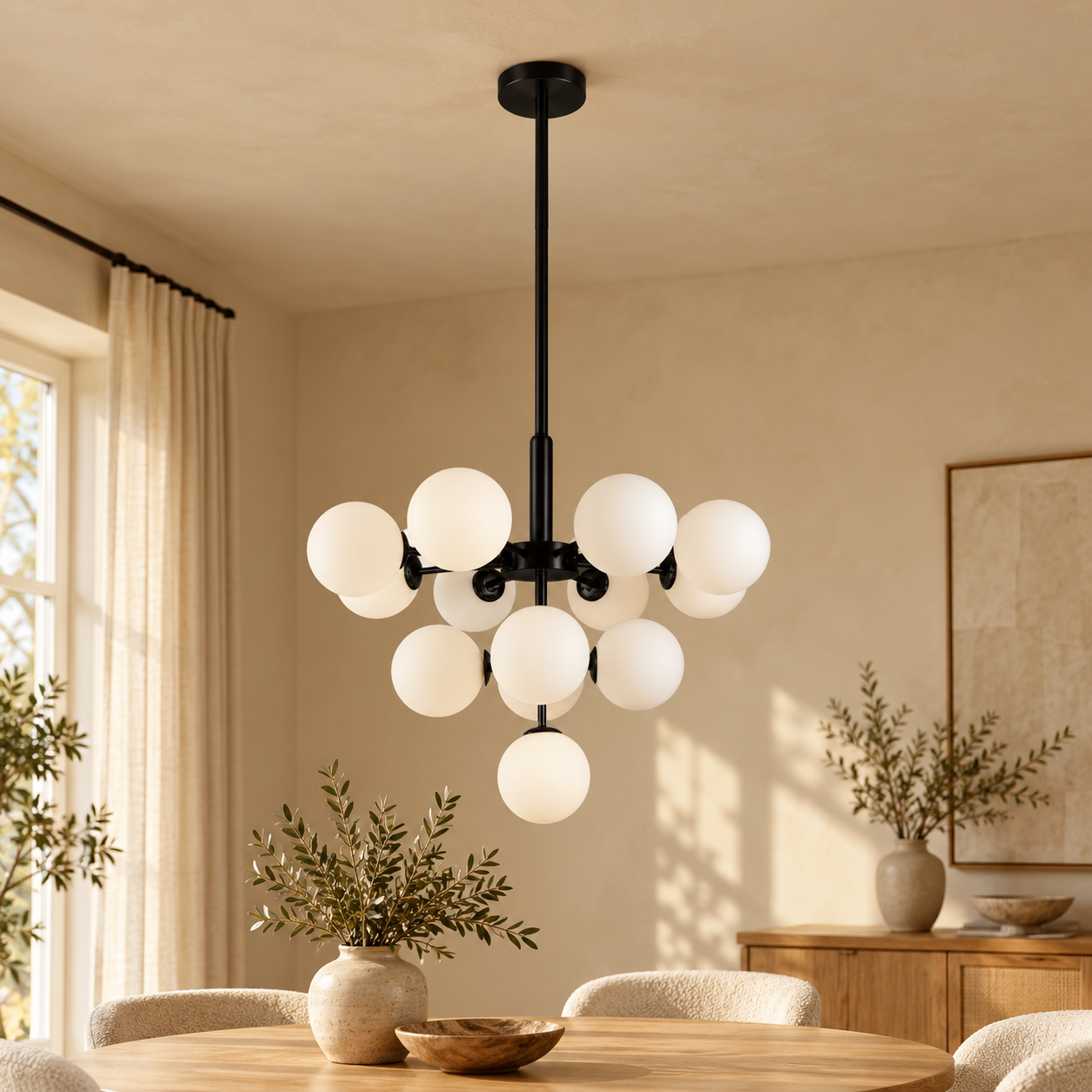 Plafondlamp Alina | GreatHome – AI-sfeerimpressie