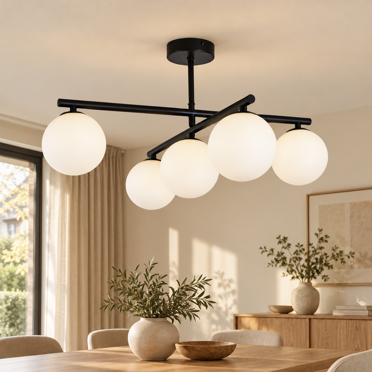 Plafondlamp Brisa | GreatHome – AI-sfeerimpressie