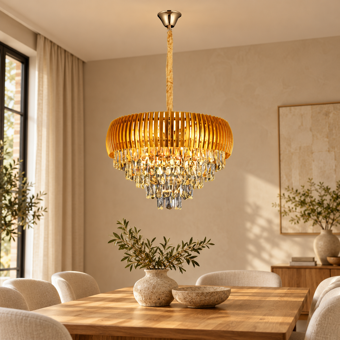 Plafondlamp Ilona – AI-sfeerimpressie