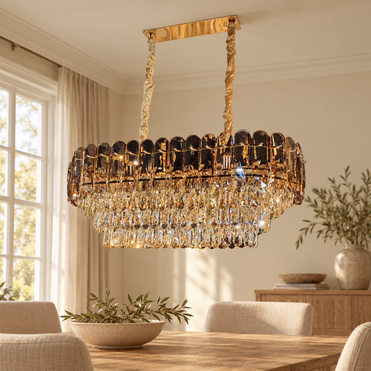 Plafondlamp Livia | GreatHome – AI-sfeerimpressie