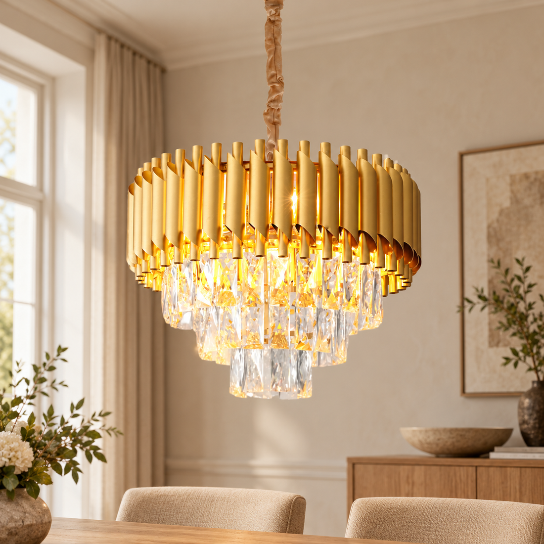 Plafondlamp Ornella | GreatHome – AI-sfeerimpressie