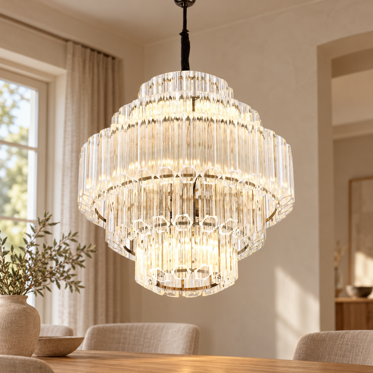 Plafondlamp Amara | GreatHome – AI-sfeerimpressie