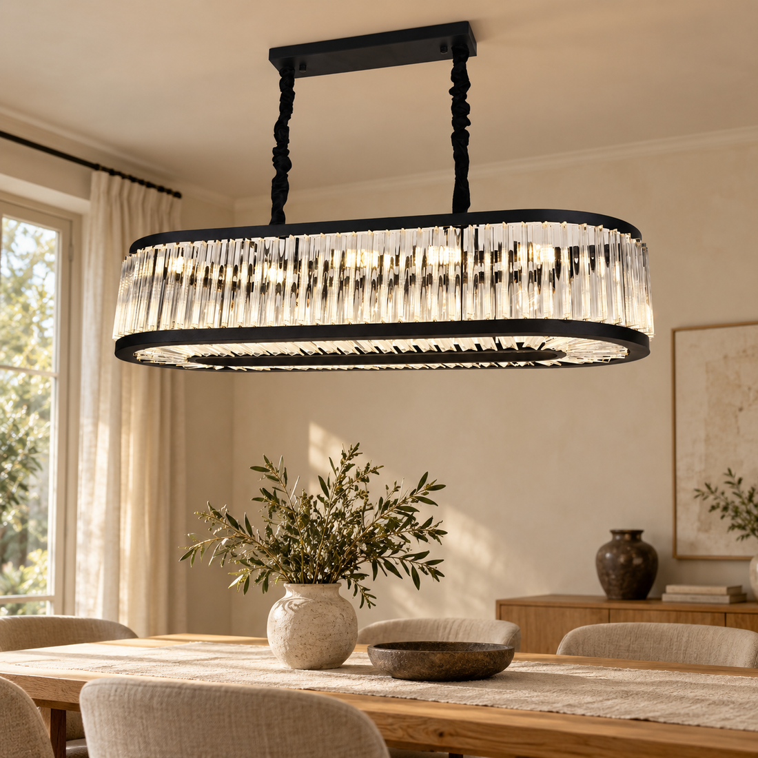 Plafondlamp Clelia | GreatHome – AI-sfeerimpressie