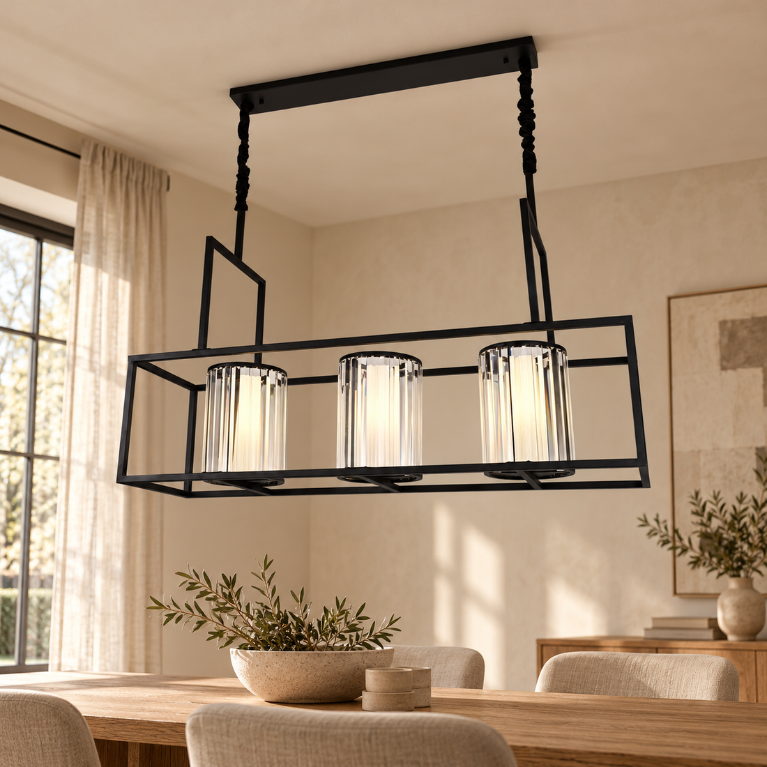 Plafondlamp Delfina | GreatHome – AI-sfeerimpressie