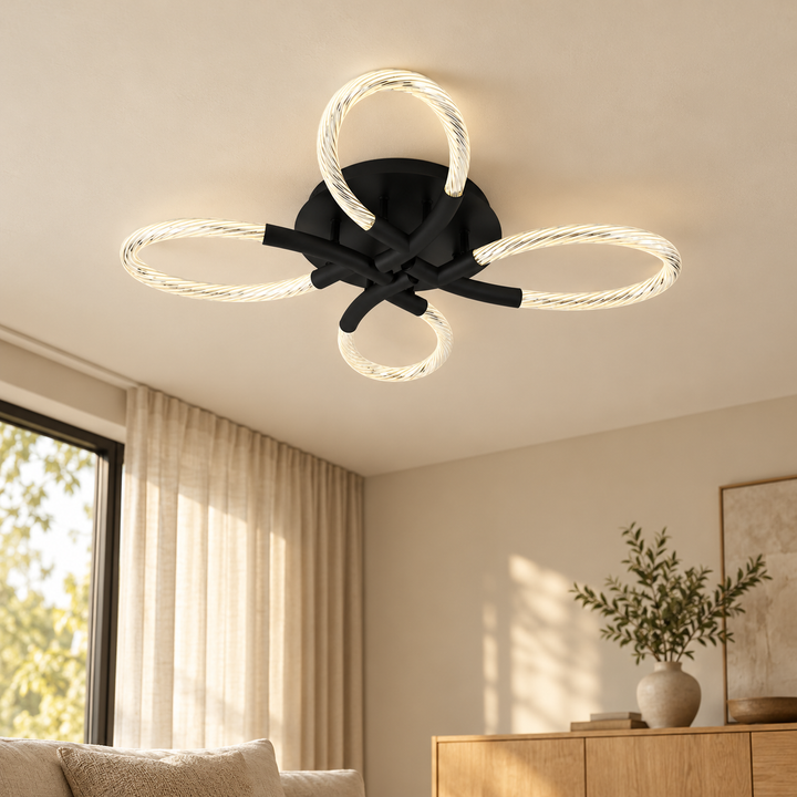 Plafondlamp Aurelia – AI-sfeerimpressie