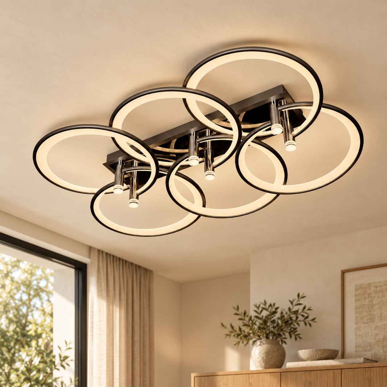 Plafondlamp Ilaria | GreatHome – AI-sfeerimpressie