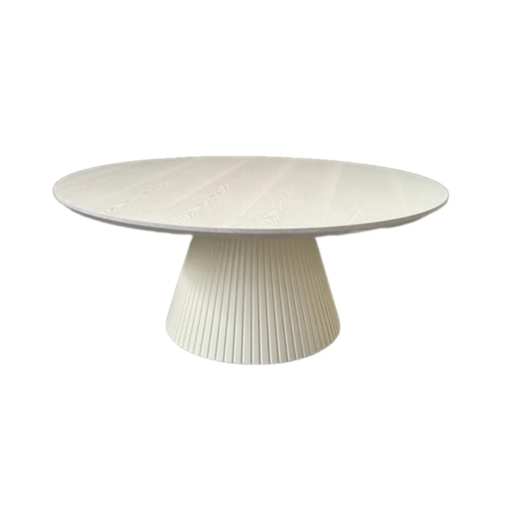 KIMBERLY SALONTAFEL 110 ROND CREAME FINEER