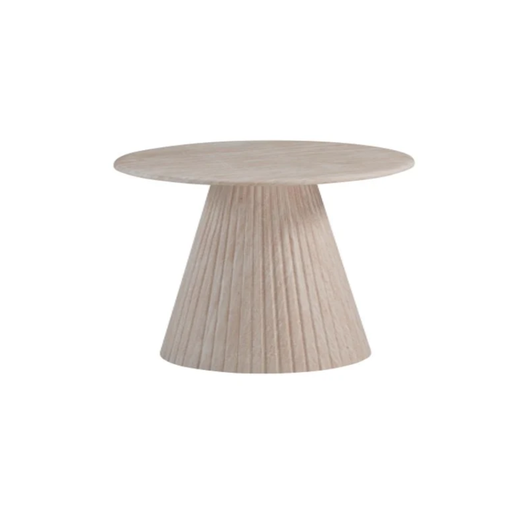 KIMBERLY SALOINTAFEL 110 ROND FLINTSTONE FAUX  MARBLE TOP