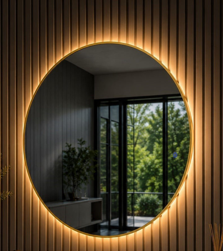 Spiegel met verlichting Gold Line MT-97 120 × 120 cm
