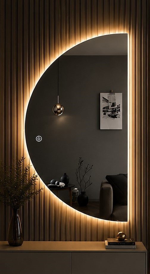 Spiegel met verlichting Half CW007 160 × 100 cm