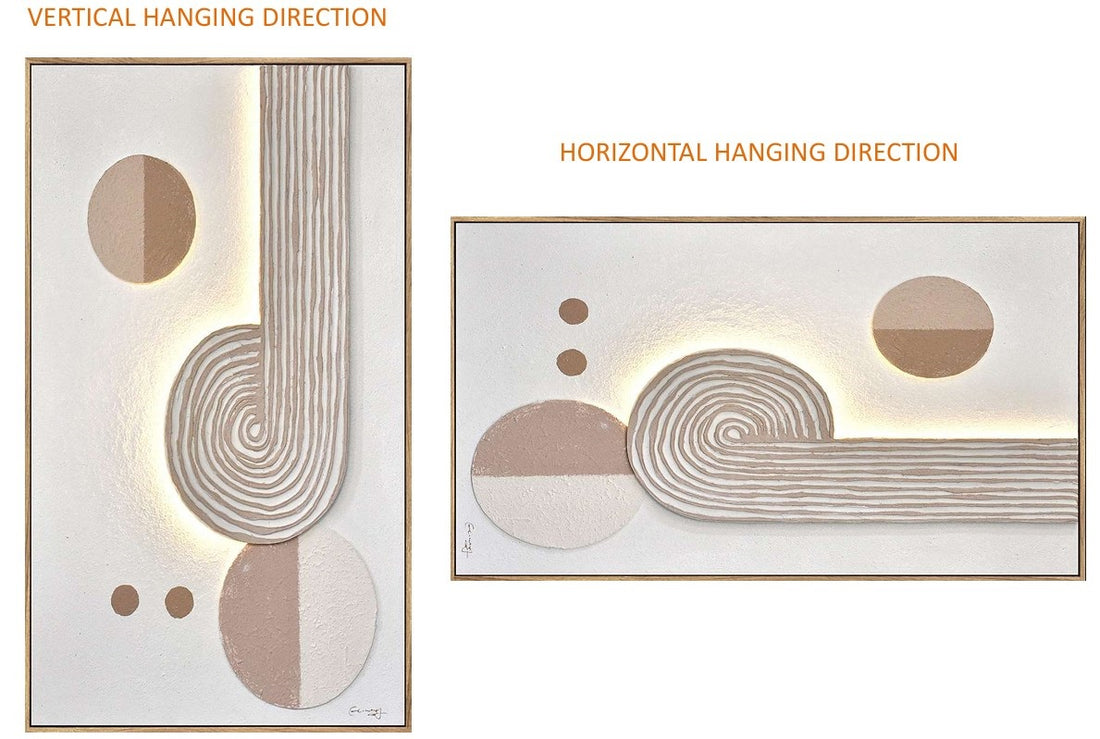 Wall Deco 15565D2-E met LED-verlichting 80 × 140 × 3,7 cm