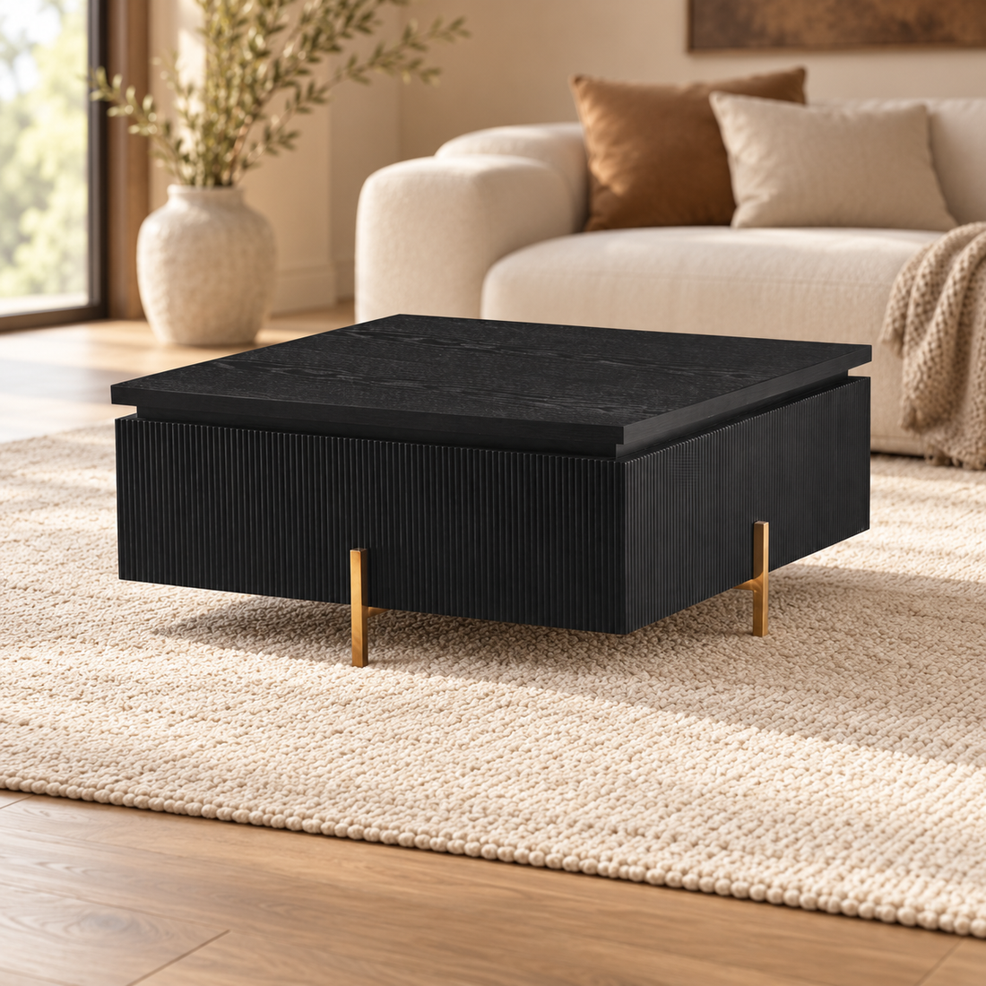 FOSTER CT VENEER PLAIN 100X100X45 – sfeerimpressie