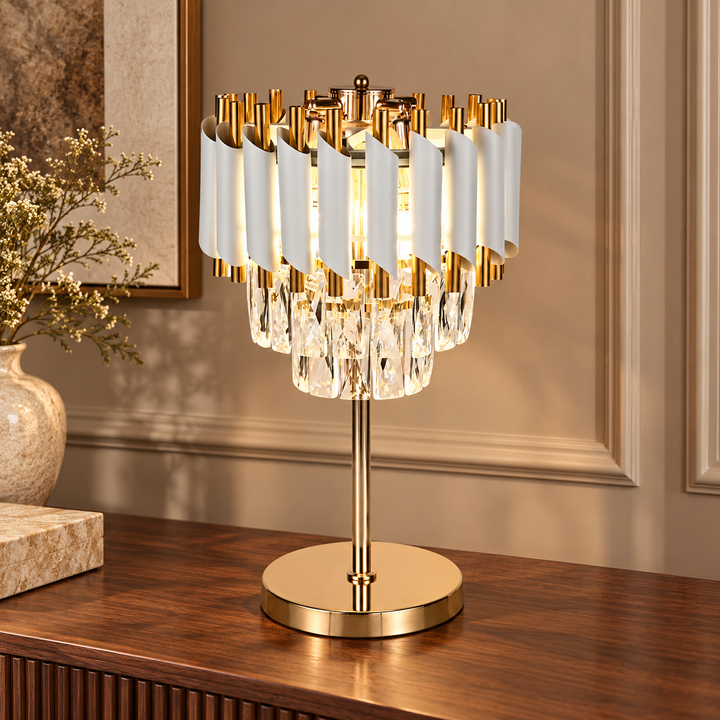 TAFEL LAMP QL10620 SH040 WIT – sfeerimpressie