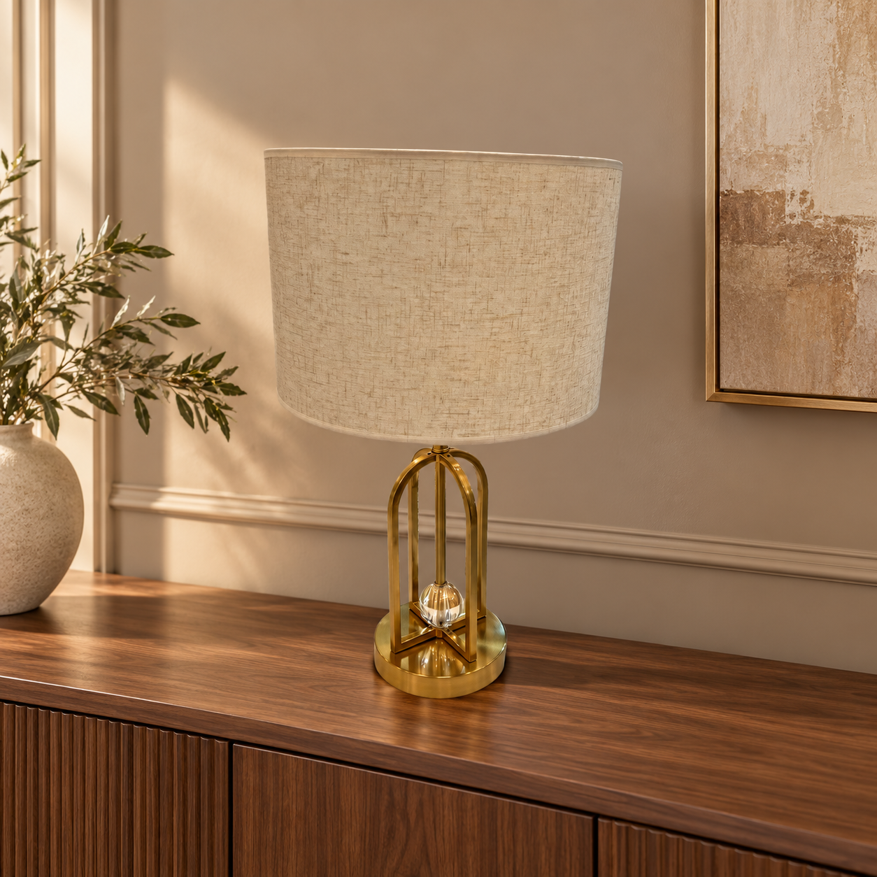 TAFEL LAMP GH-ART1013 GOUD – sfeerimpressie