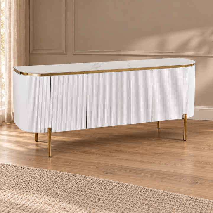 AQUA DRESSOIR 190X50X80 CERAMIC – sfeerimpressie