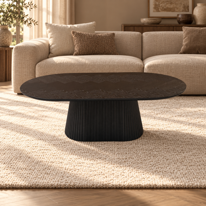 KIMBERLY SALONTAFEL 130x70 FINEER – sfeerimpressie